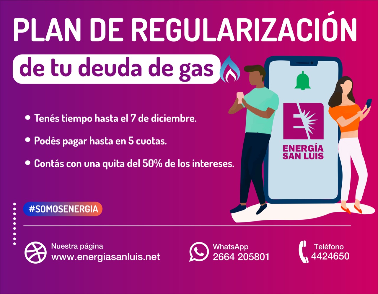 regularizacion deudas energia