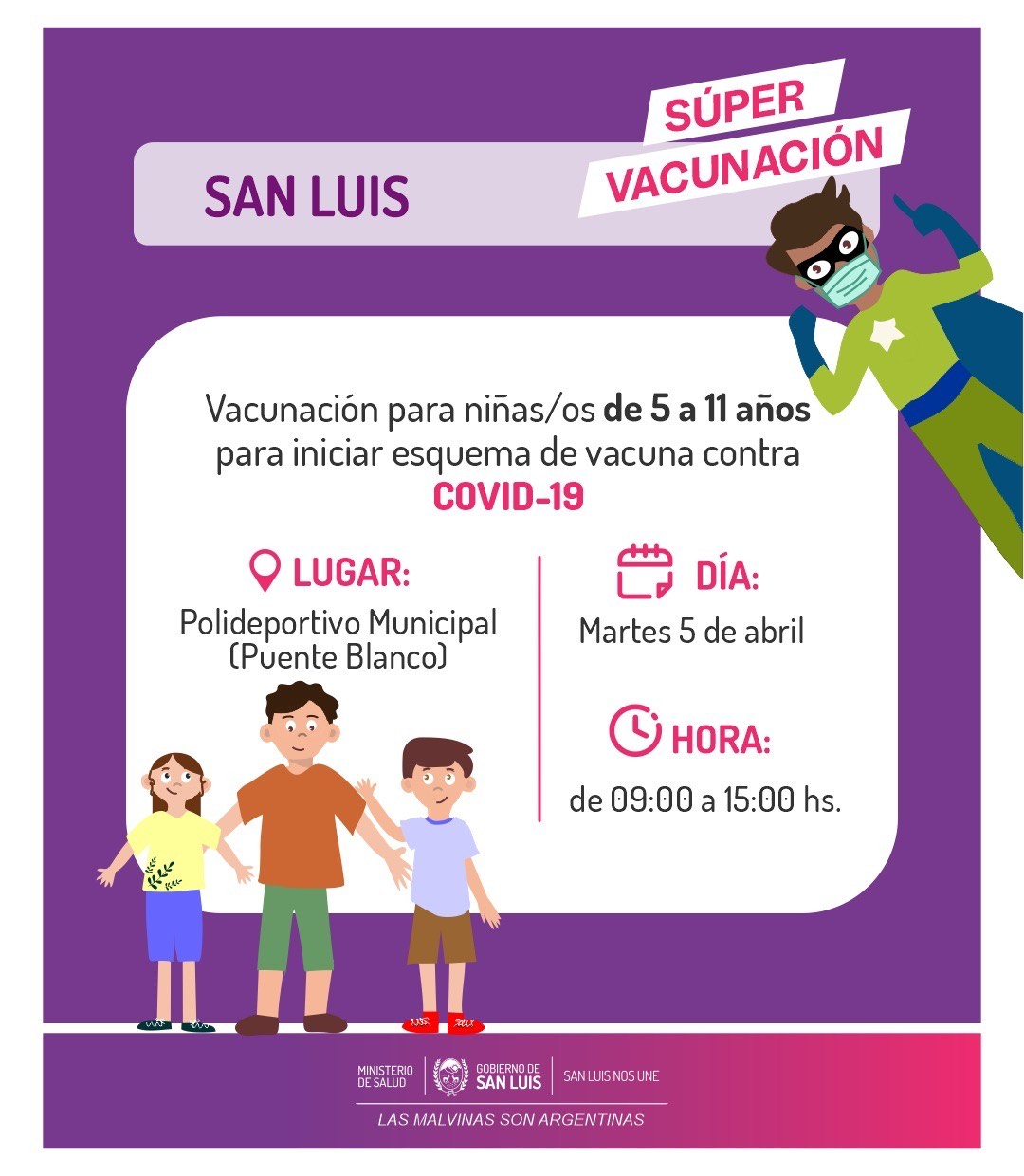 vacunacion menores