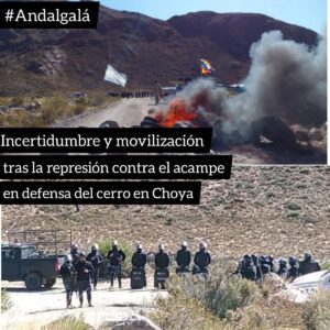 represion en choya