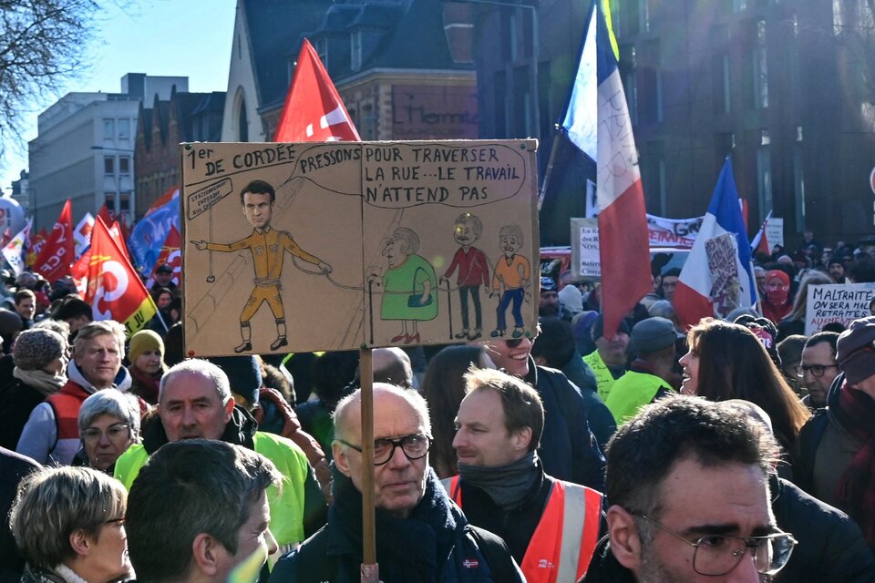 francia contra aumento edad jubilatoria