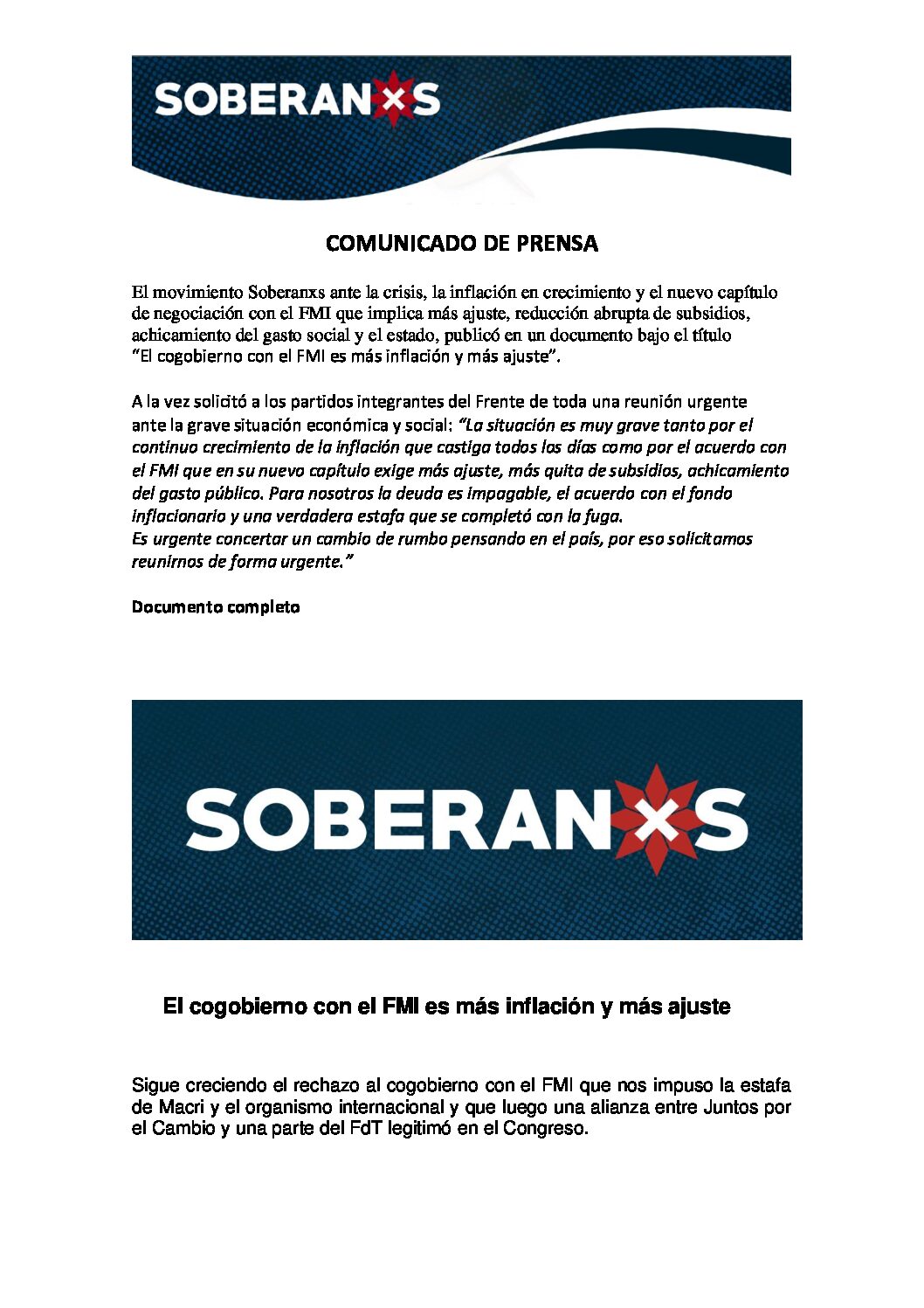 logo soberanxs