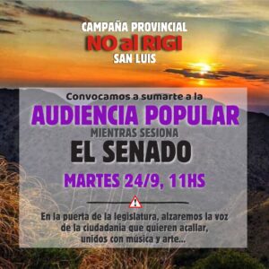 audiencia no al rigi