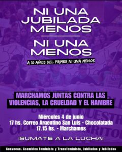 flyer ni una menos