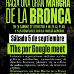 Convocan a organizar la Marcha de la Bronca en San Luis