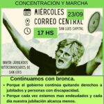 Jubiladas y Jubilados siguen con Bronca