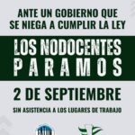 Paro en las Universidades – 2 de septiembre –